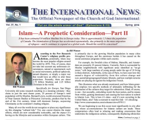 The International News Volume 37 #1