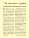 The Restoration of Sodom