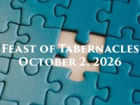 Feast of Tabernacles October 2,&nbsp;2026
